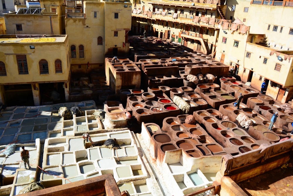 tannerie Chouara Fès tannerie Chouara Fès