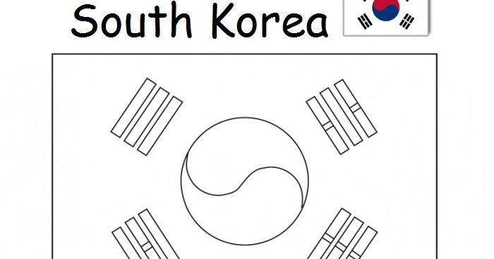 Geography Blog Coloring page flag - Coloring%2Bpage%2Bflag%2BSouth%2BKorea