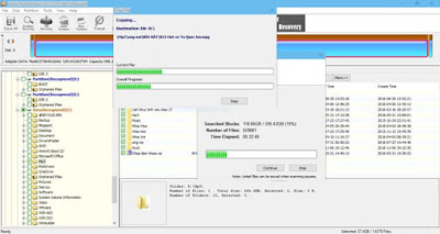 Experience data recovery when deleted