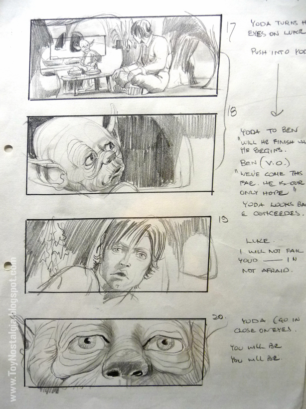 Story Board Dagobah. Escenas Hogar de Yoda "Episodio V - The Empire Strikes Back" (STAR WARS - The Exhibition) Story Board Dagobah. Escenas Hogar de Yoda "Episodio V - The Empire Strikes Back" (STAR WARS - The Exhibition)