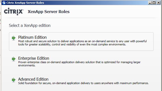 Gerrish's IT Blog: XenApp 6.5 Step by Step - Step 1 Installation