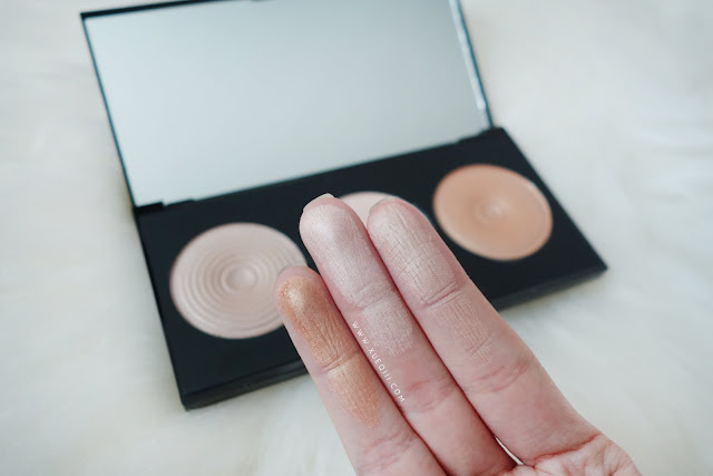 Makeup Revolution | Radiance Highlighter Palette Review and Swatches