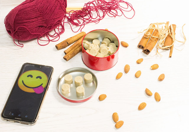 Lebkuchen-Joghurt-Gums als kleine Emojis