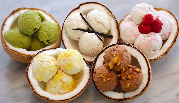 Cambodian Coconut Ice Cream