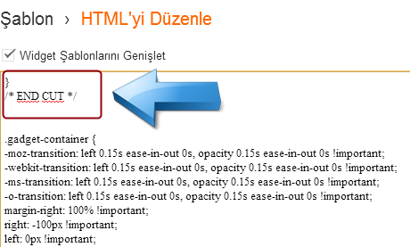 Blog HTML Şablonu End Cut kodu