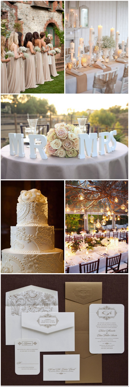 Creative Styling By Jbl Classy Nude Color Scheme For Weddings