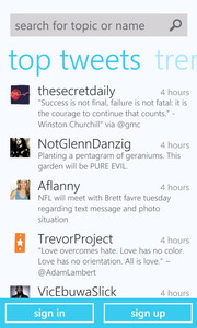 Twitter for Windows Phone app released