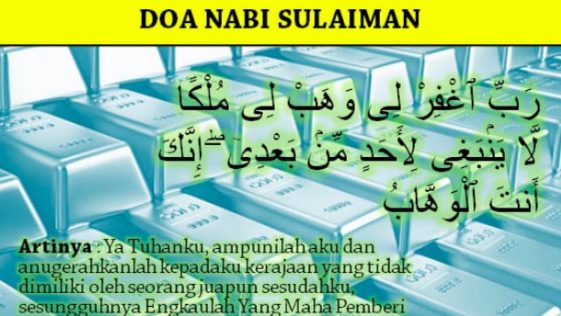 Inilah 3 Doa Nabi Sulaiman Untuk Kekayaan Murah Rezeki Dan Syukur Rakyat Sejagatt