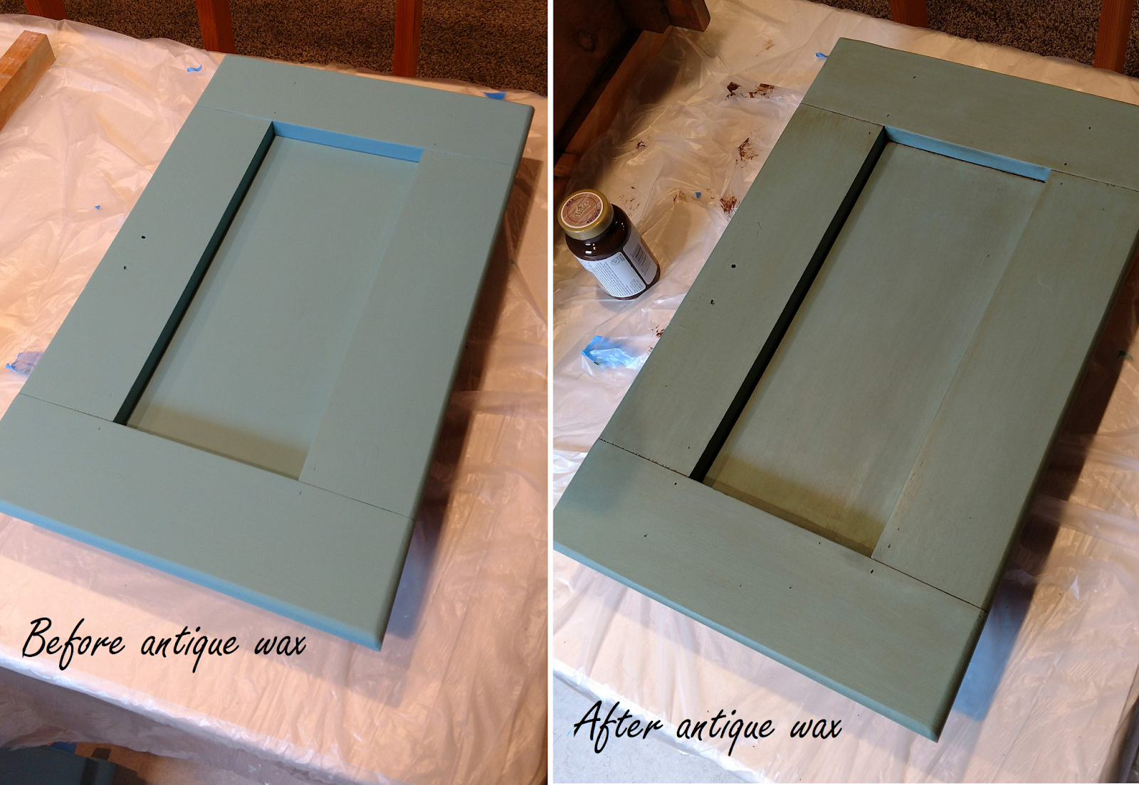 Little House on the Corner: Cabinet Makeover: Chalk Paint with Antique Wax