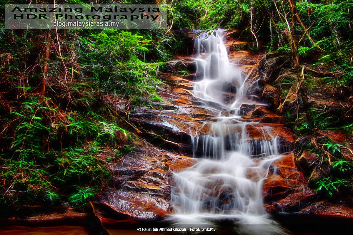Jeram Tinggi Waterfalls HDR Photo Jeram Tinggi Waterfalls Johor