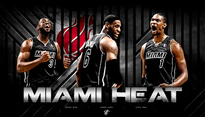 Miami Heat 2013 Big Three Wallpaper HD
