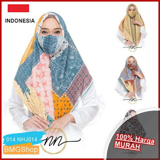 NHJ014 Jilbab S4 Voal Masker Ziper BMGShop
