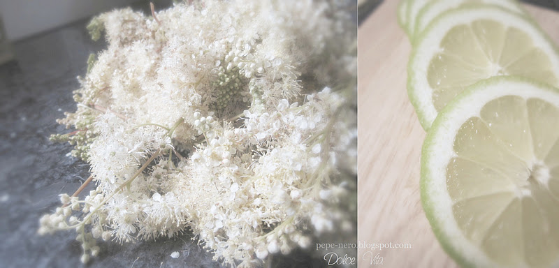PEPE NERO: Sirup aus Mädesüss-Blüten