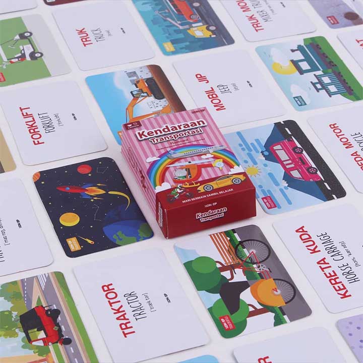 Flash Card Kendaraan & Transportasi
