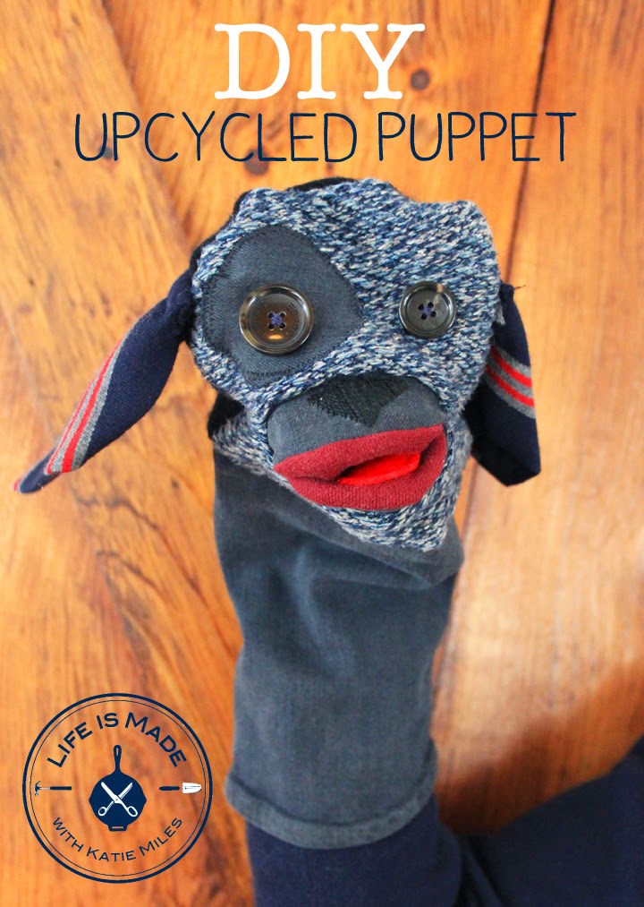 DIY  // UPCYCLE MARCH: MAKE A PUPPET FROM OLD CLOTHES, Oh So Lovely Blog