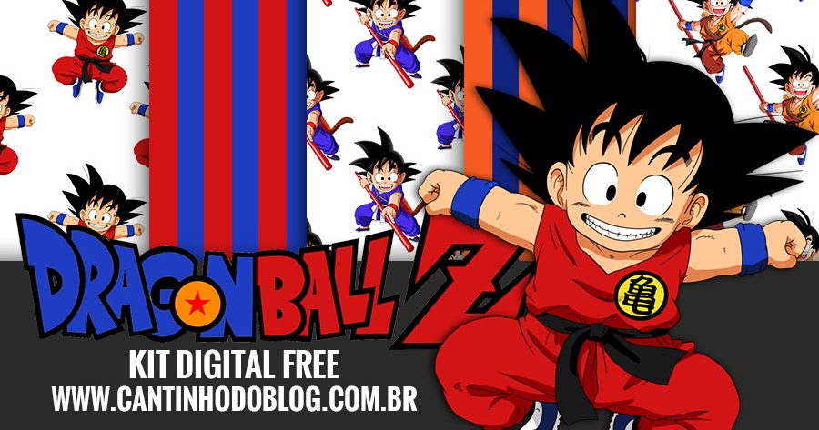 KIT DIGITAL DRAGON BALL Z GRÁTIS - Arte Digital Grátis