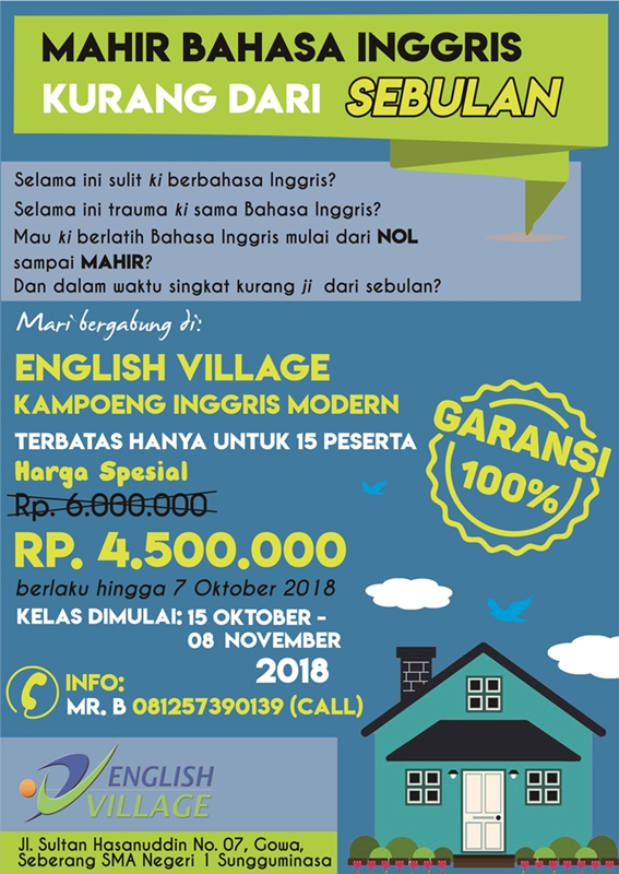 Contoh Pamflet Inggris