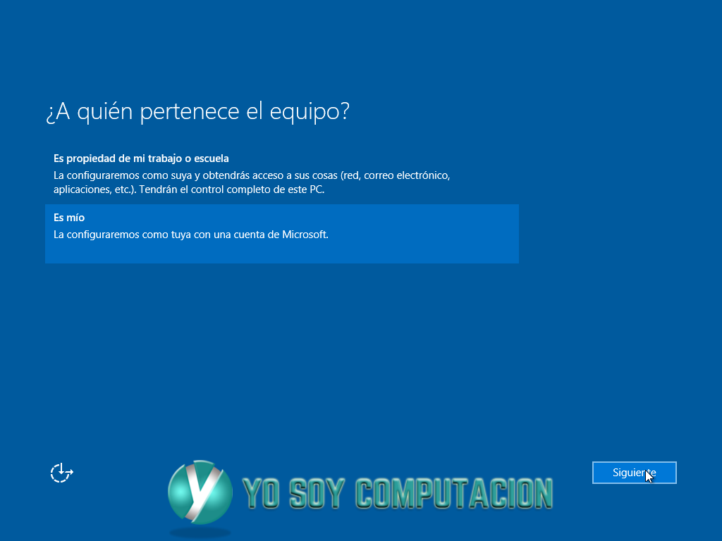 Instalación de Windows 10 Windows 10 instalación