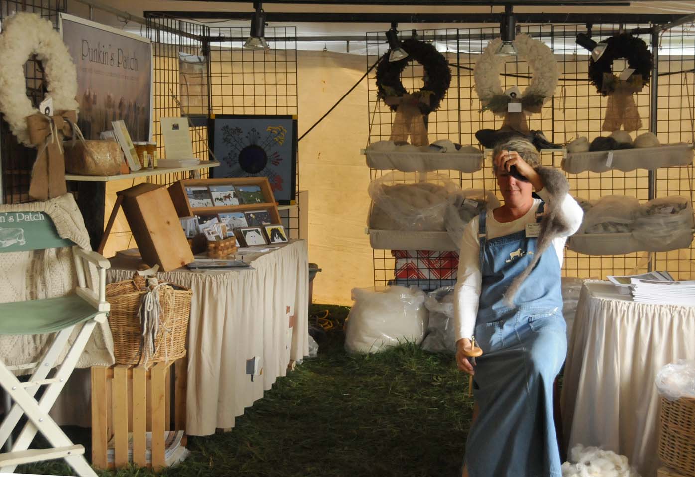 Ky Wool Festival Sheep and Wool Tent Each One, Teach One
