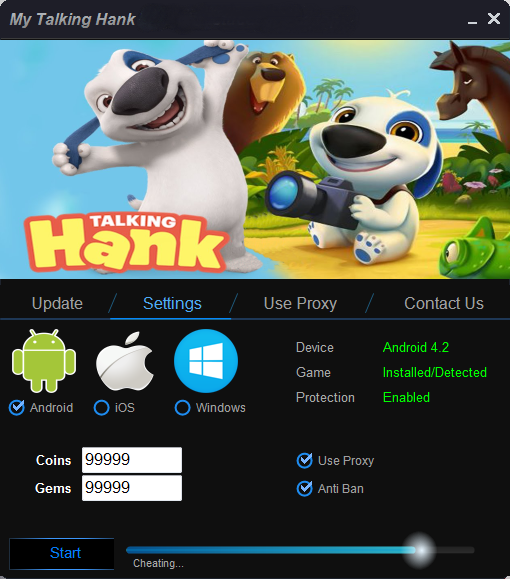 my talking hank app my talking hank app