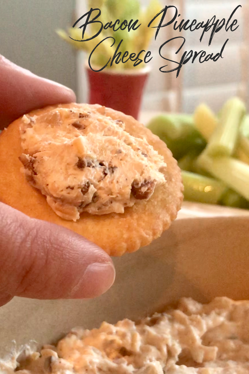 Bacon Pineapple Cheese Spread SundaySupper Our Good Life