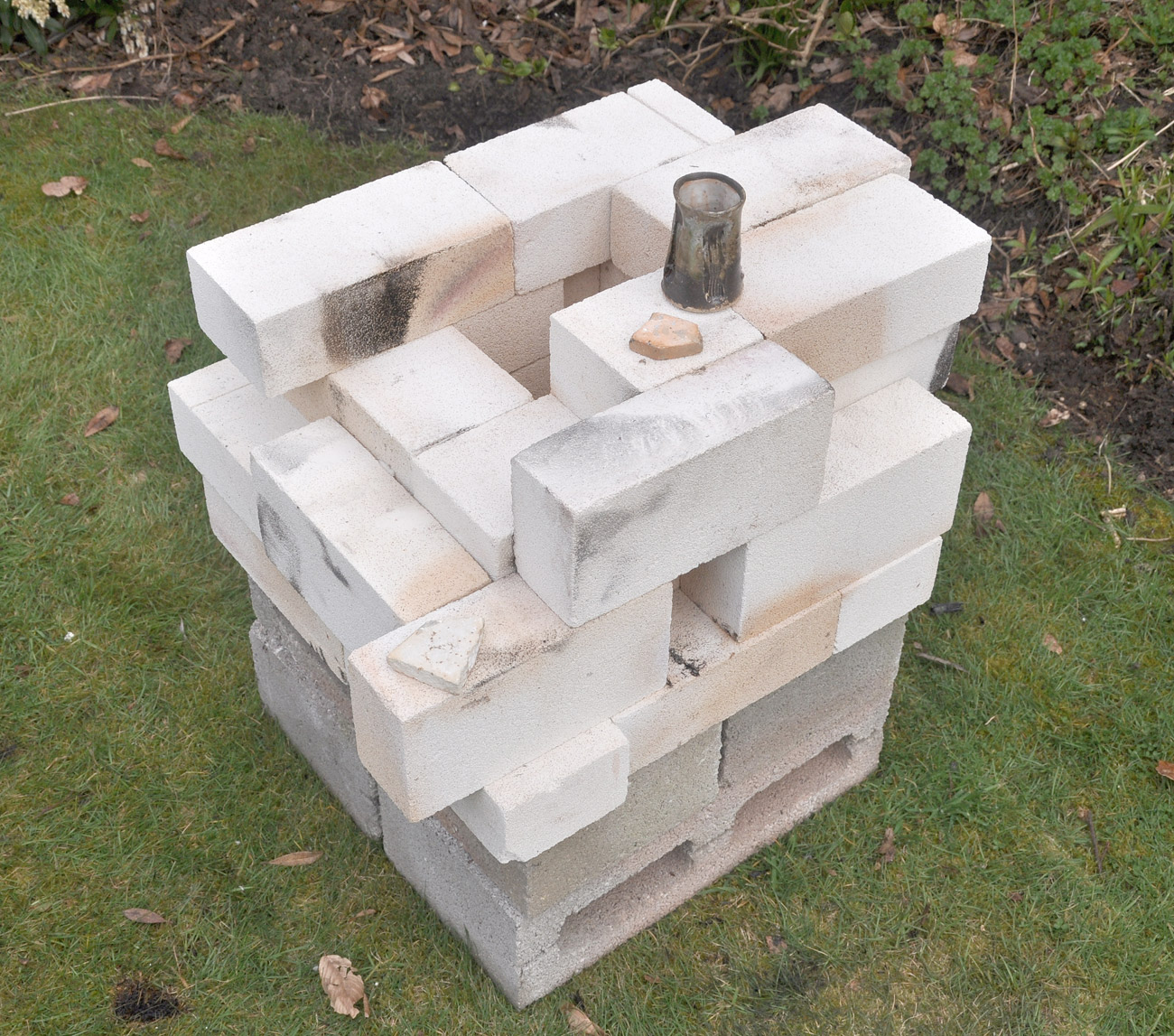 Earth Work A gasfired, glaze test kiln