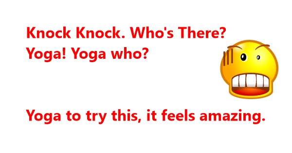 knock knock yoga jokes
