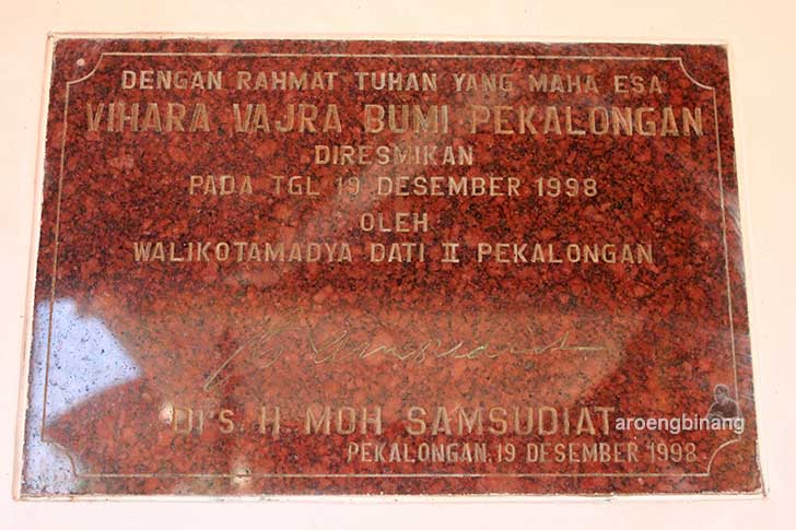 vihara vajra bumi pekalongan
