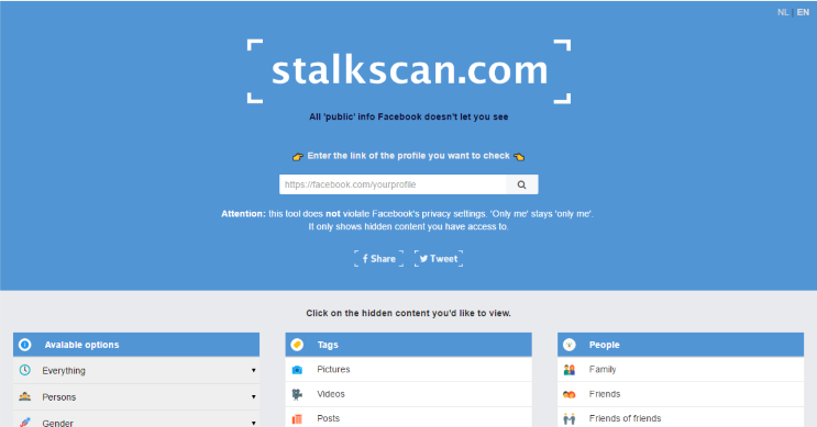 Stalking Akun Facebook Dengan Stalkscan Blogbangdoel