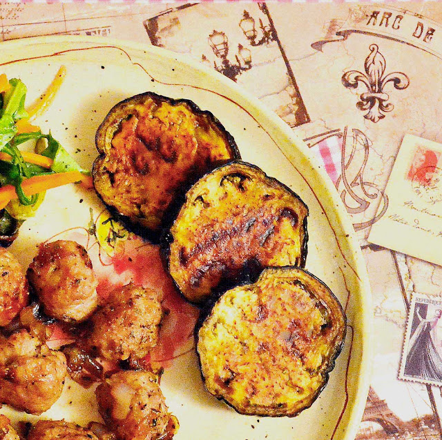 French style roasted eggplant
