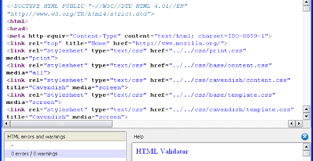 برنامج لتصحيح و تدقيق أكواد HTML & CSS