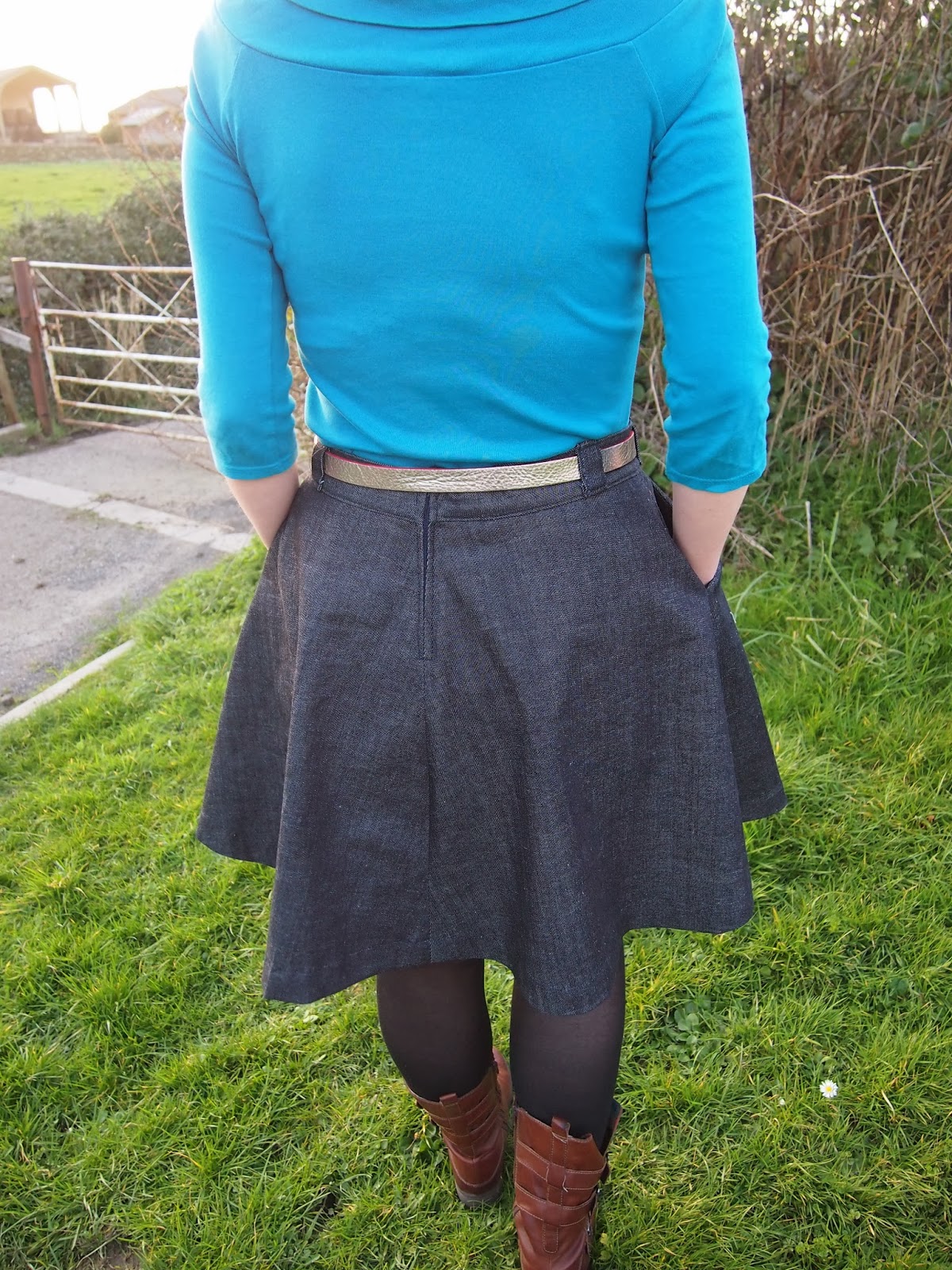 Nightingale & Dolittle Simple Denim Skirt