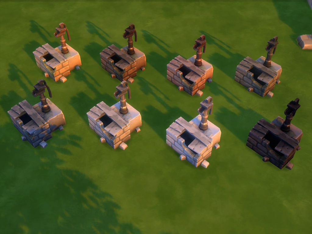My Sims 4 Blog Ruin Water Pump (with sink function) by Artrui