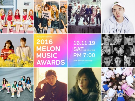 Melon Music Awards 2016 Ungkap Top 10 Artis Sementara Ungkap Top 10 Artis Sementara Melon Music Awards 2016