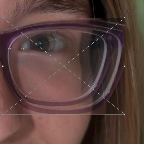 The Info Palette Correcting eyes distorted by glasses