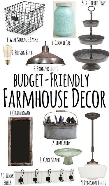 Farmhouse Style Decor, Chic on a Shoestring Decorating