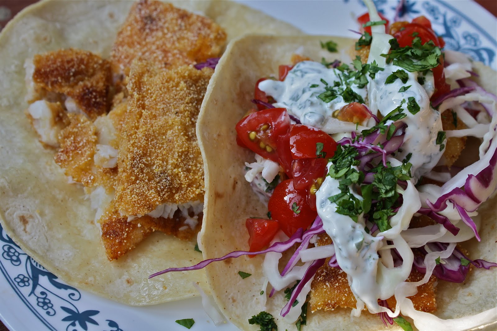 FlavorSings Chipotle Fish Tacos with CilantroLime Cream