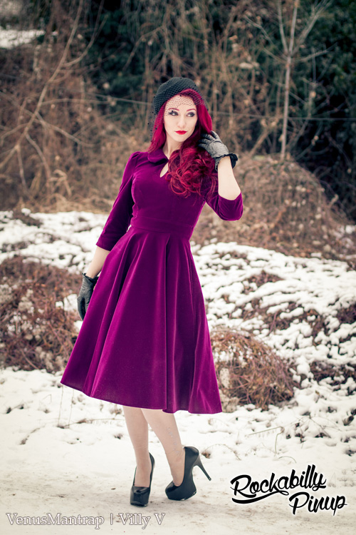 Rockabilly Pinup Blog Velvet Dress VenusMantrap
