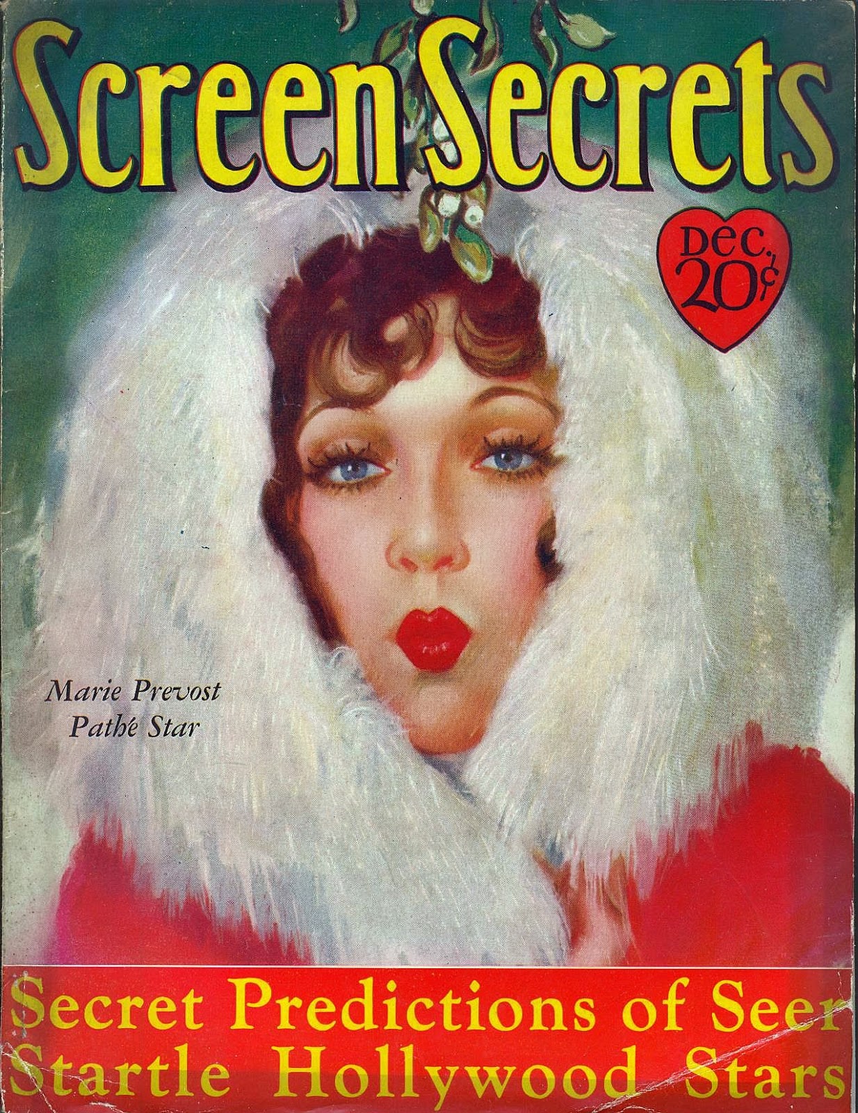 To the 1920's... Screen Secrets Magazine