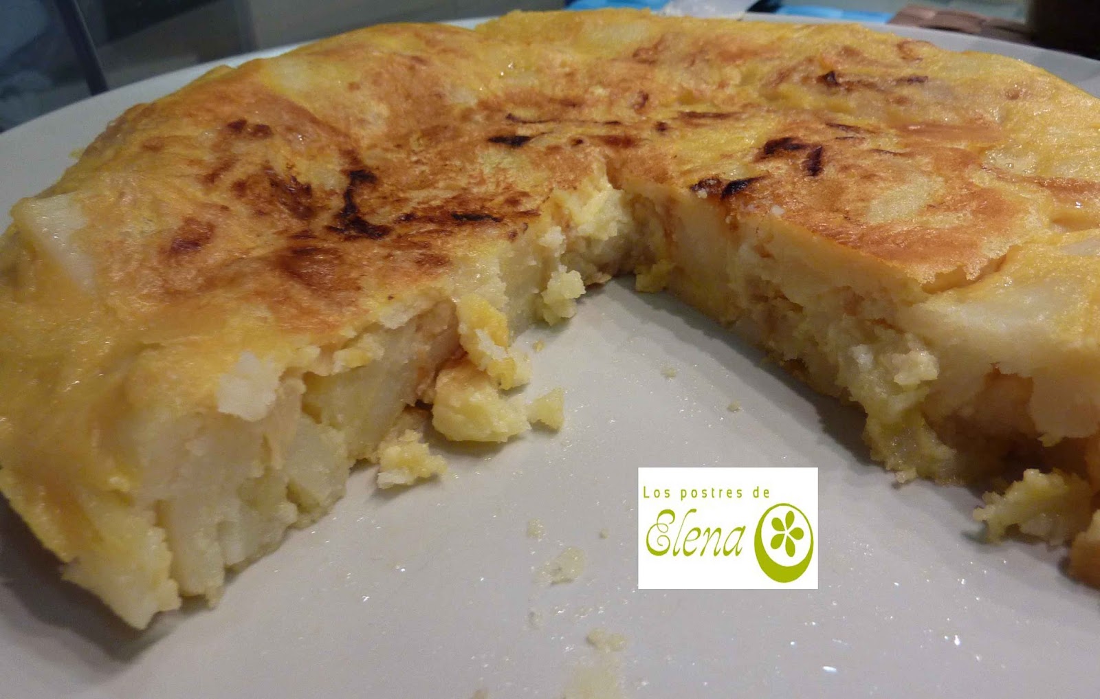 Los Postres de Elena Tortilla de papas sin huevo