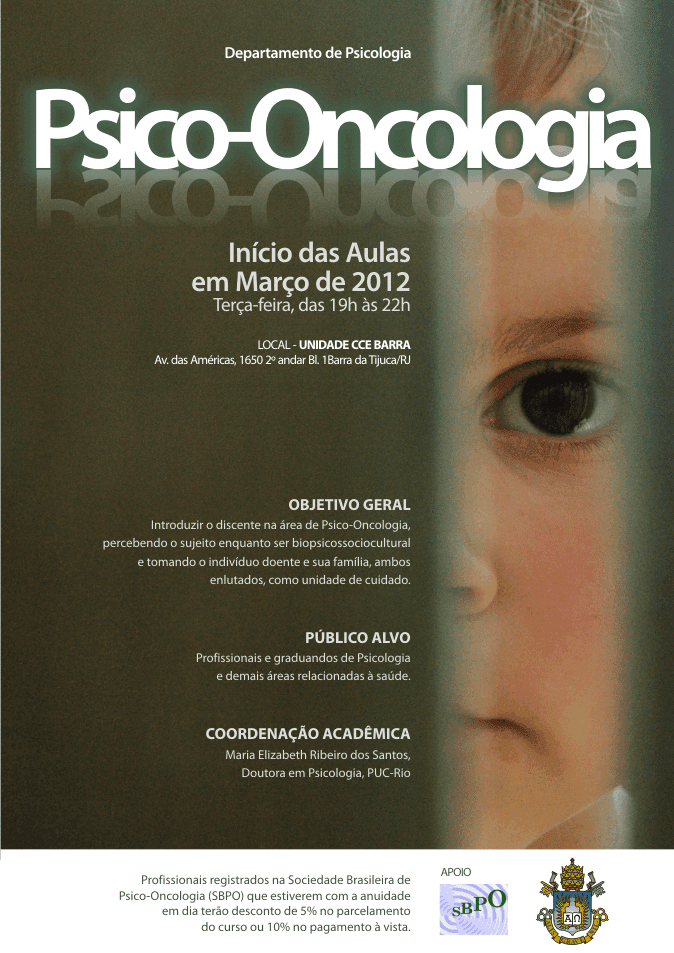 ViaFreud Curso Na PUC Rio Psico oncologia