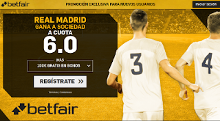 betfair supercuota victoria de Real Madrid a Real Sociedad 17 Septiembre betfair supercuota victoria de Real Madrid a Real Sociedad 17 Septiembre