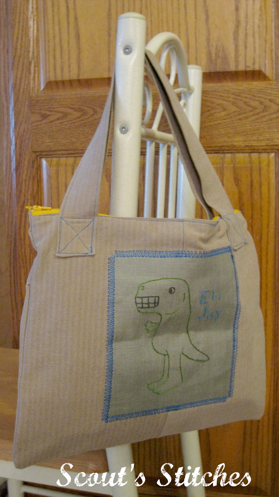 All The Joy Zipper Bag Tutorial