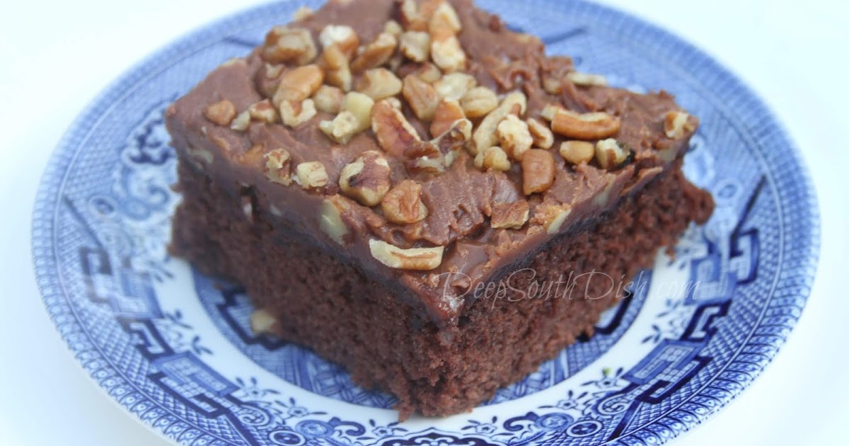 Deep South Dish Tommie's Brownies aka Buttermilk Chocolate Texas Sheet