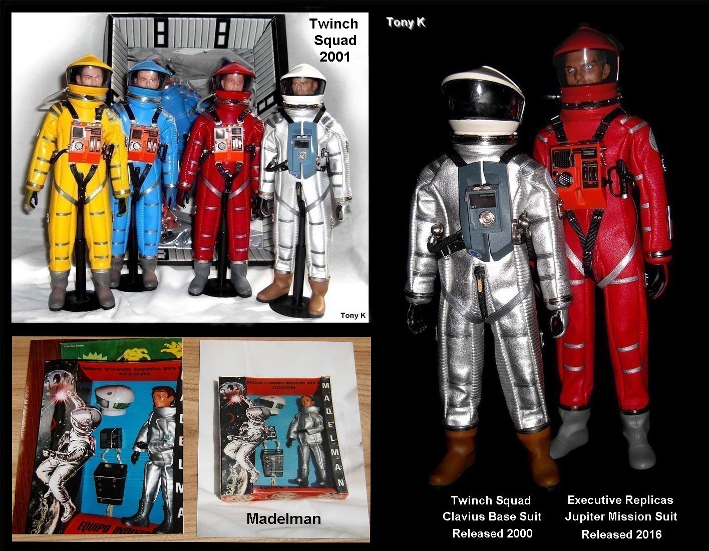 2001 A Space Odyssey 1//6 Scale Discovery Astronaut Red Conceptual Space Suit