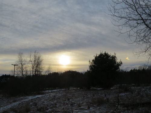 sun dog right of sun