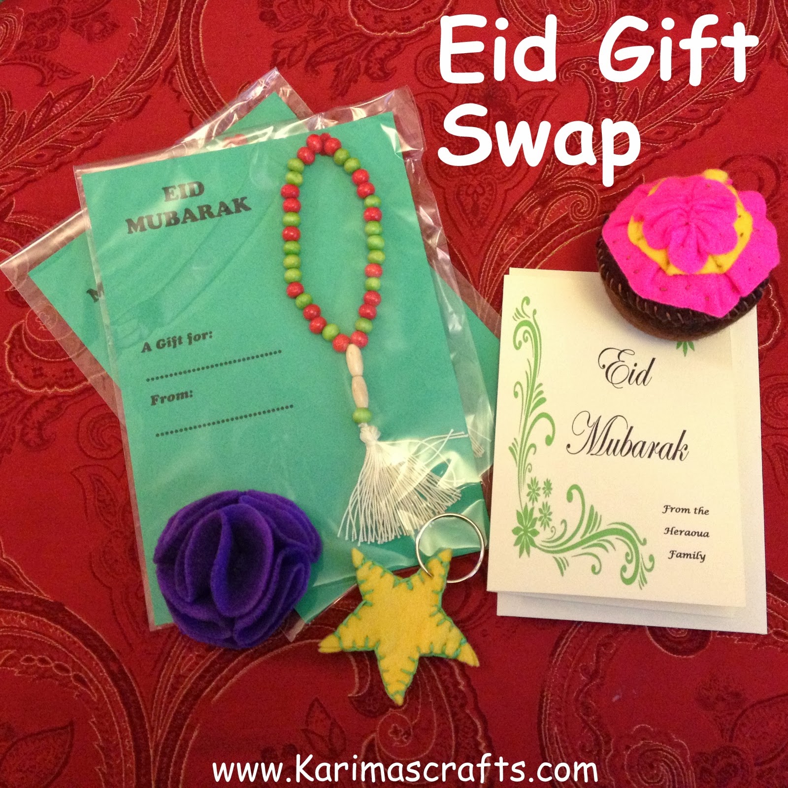 karima's crafts eid gift swap 2013