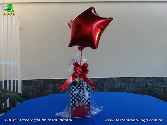 Enfeites de centro de mesa do Mickey