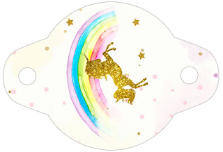 Fiesta de Unicornios: Imprimibles Gratis para Fiestas. Esta es para poner en las pajillas = pajitas = popotes.
