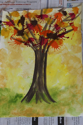 Fall Blown Trees (Art Tutorial)